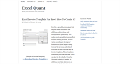Desktop Screenshot of excelquant.com